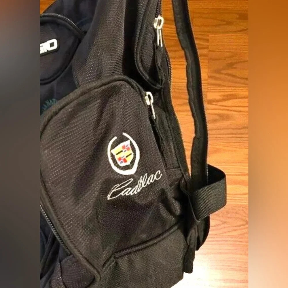 OGIO Tech Specs Metro  Laptop Backpack Custom Embroidered CMAA & CADILLAC PATCH